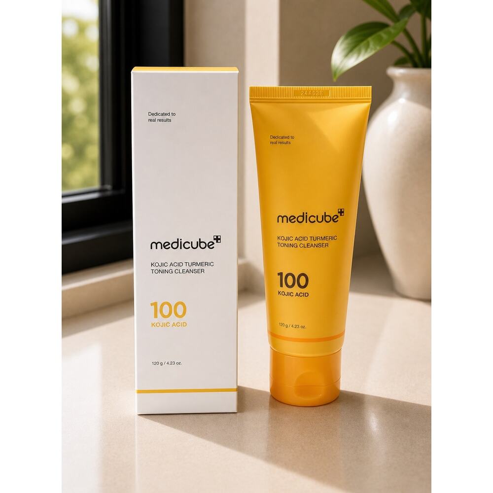 $25 New Medicube Kojic Acid Turmeric Cleanser 120g | Authentic K-Beauty Kore